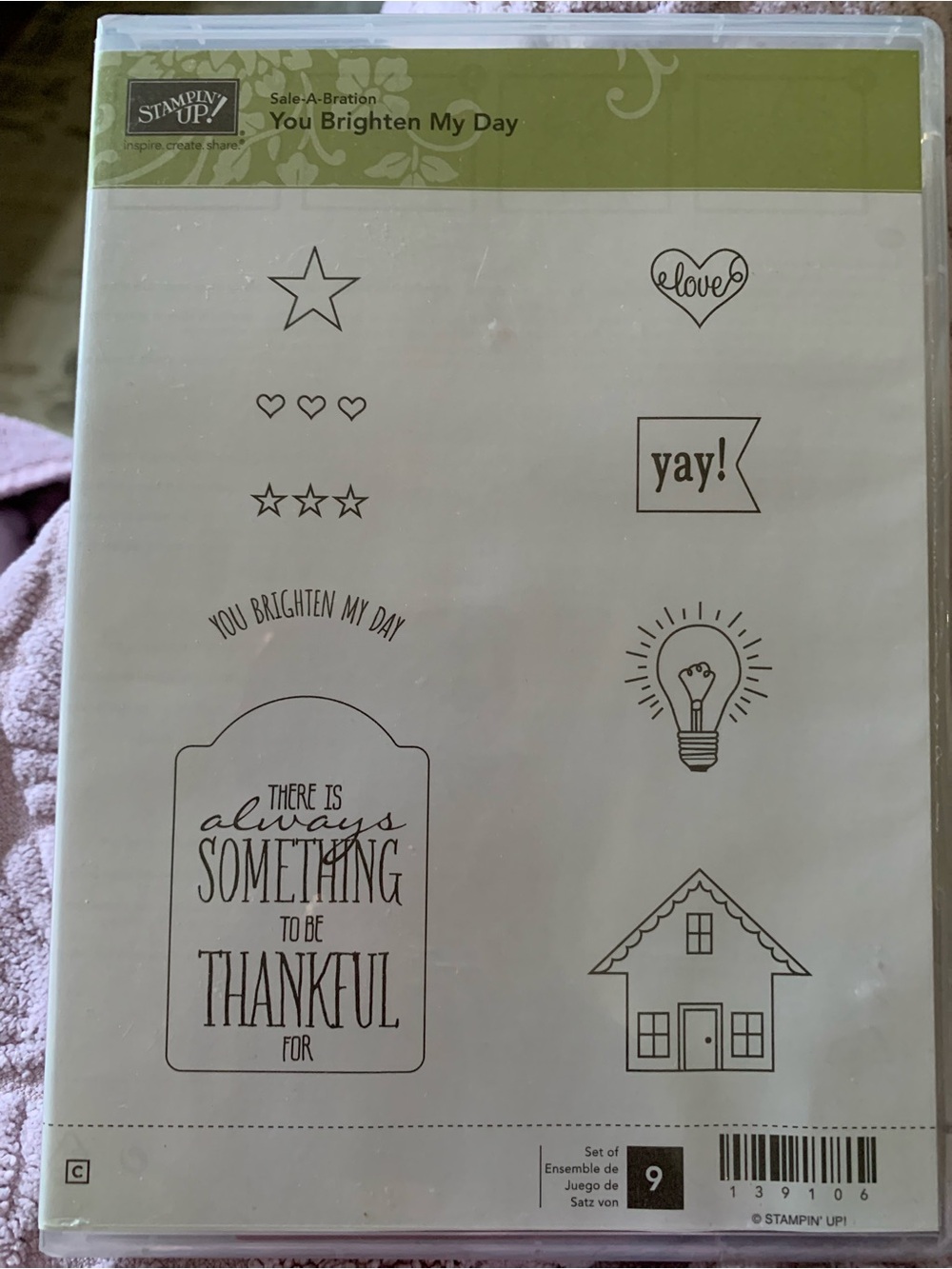Stampin' Up! 'You Brighten My Day' Stamp Set